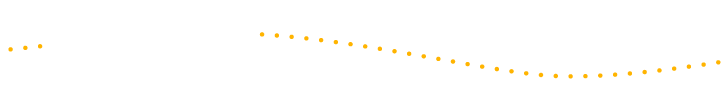 a decorative image of yellow dots in a wavy line